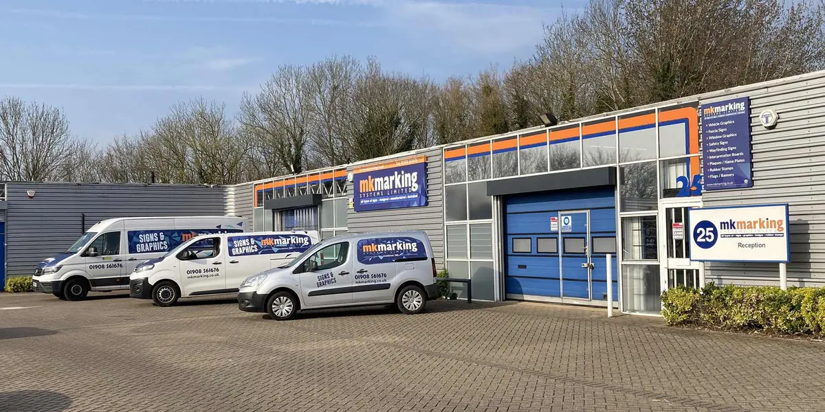 Photo of outside the MK Marking Office in Milton Keynes